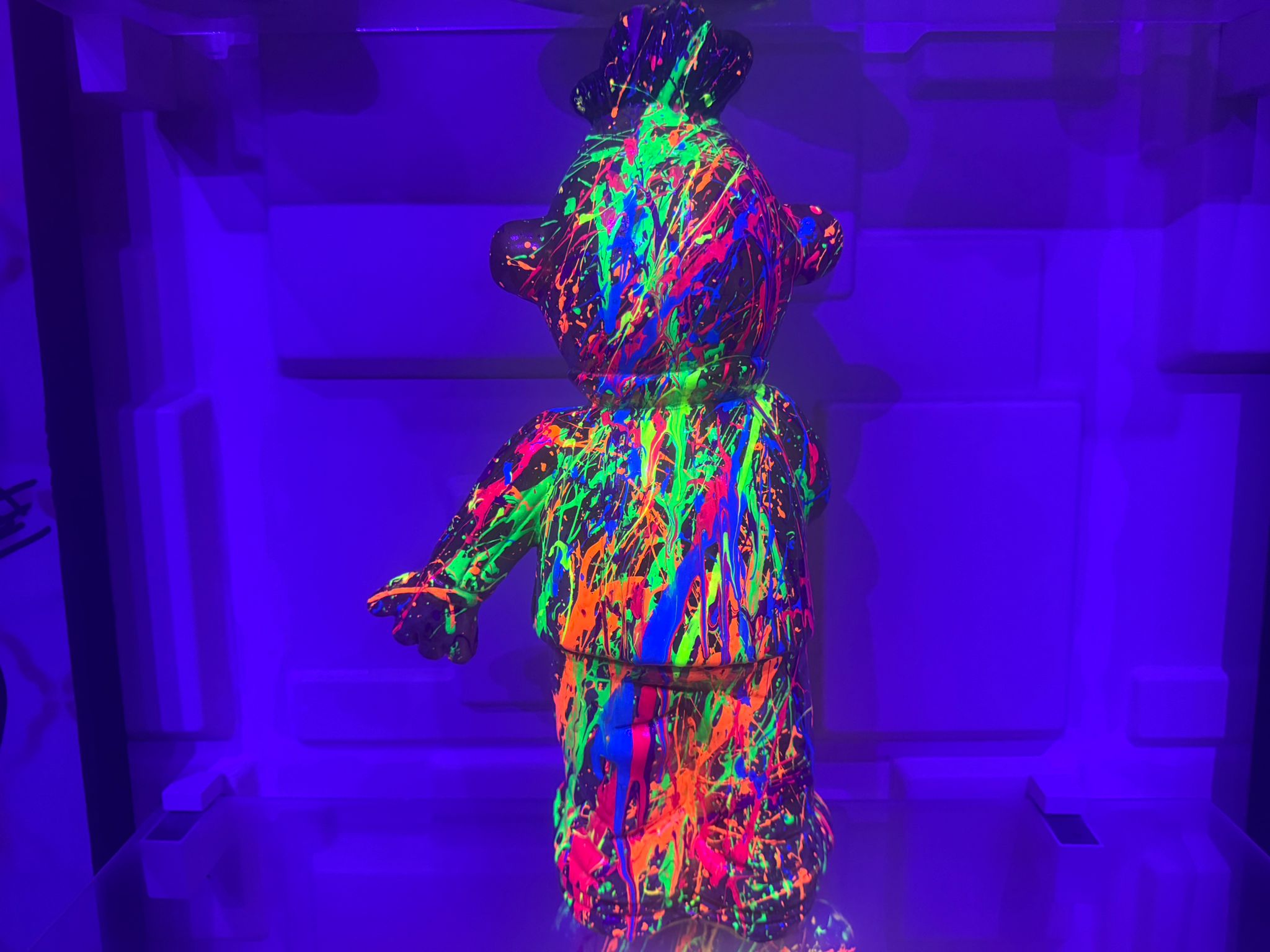 Neon Drip Figure – 16” Blacklight Edition