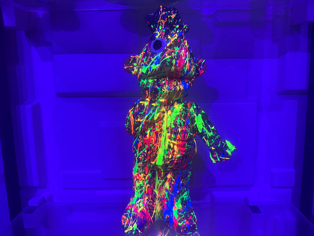 Neon Drip Figure – 16” Blacklight Edition